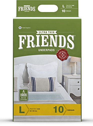 Friends Ultrathin Underpads (10 Underpads) Large RS.241 (40.00% Off) - Amazon