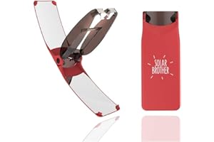 ‎SOLAR BROTHER Solar Brother Suncase Gear Solar-Feuerzeug – Einzigartige Dual-Energie-Hülle: Sofortige Solar Zündung – wasserdicht & windfest – patentierte französische Innovation (gelb)