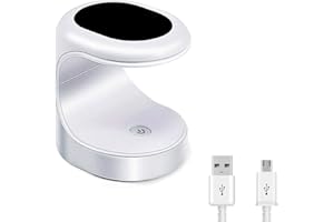 ANGNYA Mini UV Led Nail Lamp Portable Nail Dryer for Gel Nail, DIY Nail Art Tools at Home and Salons (Black)