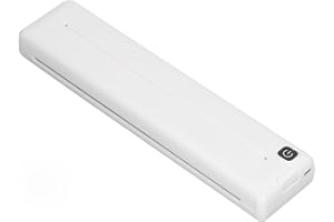 SORANDY Imprimante Thermique A4 200 Dpi Mini Imprimante Portable Thermique Portable Rechargeable sans Encre Bluetooth Compatible avec iOS, Android, Imprimantes sans Fil pour Voyage