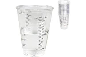 CANOPUS Profi Mischbecher Lack, Lackmischbecher, Farbmischbecher 25 PCs 1/2 Pint 300ml Mischbecher epoxidharz, Epoxid Messbecher Epoxidharz, Farbbecher, Automobil- und Kunstprojekte, Paint Mixing Cups