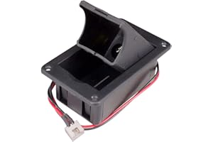CHIWANJI Caja de Batería de Guitarra Caja de Batería de 9 V Soporte de Caja para Pastilla de Bajo de Guitarra Activa