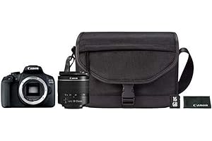 Canon EOS 2000D 18-55 DC + SB130 + 16GB Kit d'appareil-Photo SLR 24,1 MP CMOS 6000 x 4000 Pixels Noir