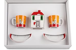 Egan Set caffè, Rosso, Unica