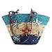 Produktbild LAAT Weizen Gras Handtasche Handgewebte böhmische Stil Handgewebte Schultertasche Starfish Stroh Tasche Sommer Strand Tasche Perlen Weave Gewebe Tasche