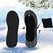 Produktbild Elektrisch beheizt Einlagen Batterie, Beheizte Einlagen – Schuh Heizung/Fußwärmer Karbonfaser elektrisch beheizt Pantoletten Clogs Einlagen für Schuhe 5 bis 9 UK Größe Erwärmung flexibel schwarz Walking Einlegesohlen