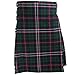 Produktbild Tartanista - Herren Kilts mit 61 cm (24") Länge - hochwertig - Scottish National - Taille (Nabelhöhe): 96,5cm (38")/Länge: 61cm (24")