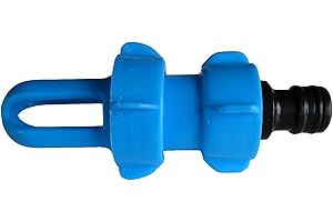 AQWater4all Water Bed Filling and Emptying Adaptor Blue Magic with Gardena Compatible Hose Connector