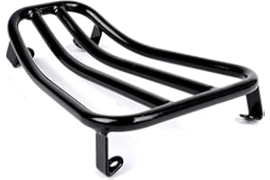 MOTO NOSTRA Gepäckträger Durchstieg V2.0, schwarz glanz kompatibel für Vespa GTS 125-300, GTV, GTL, GT