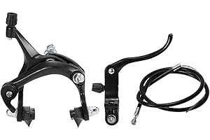 skrskr Front/Rear Fixie Bike Brake Kit Road Bike Cruiser Brake Set Bike Caliper Brake Kit Side Pull Brake Set