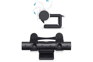 ElecGear Bouchon d'objectif pour caméra PlayStation 4 VR - Protection de confidentialité - Arrête l'espionnage - Clip de protection anti-poussière pour PS4