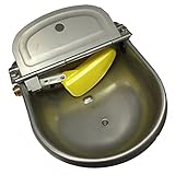 【Edelstahl Material】Das ziegen tränkebecken aus Edelstahl, korrosionsbeständig, hochtemperaturbeständig und langlebig. Fassungsvermögen max. 4 Liter.