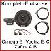 Produktbild Lautsprecher Einbauset für Opel Omega B Vectra B C Zafira A B mit Alpine SPG-13C2 2-Wege Koaxial Lautsprecher System für die hinteren Türen oder Seitenteile