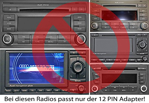 USB SD AUX MP3 Adapter + Bluetooth Freisprechanlage für Audi: Chorus 2, Concert 1/2 ,Symphony 1/2, Navigation Plus 1/2 - 6