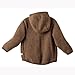 Disana Baby / Toddler Coat in Organic Boiled Merino Wool Chocolate 74/80 9-18m