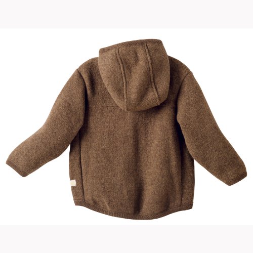 Disana Baby / Toddler Coat in Organic Boiled Merino Wool Chocolate 74/80 9-18m