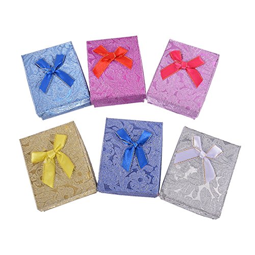 HooAMI Geschenkbox Schachtel Karton Aufbewahrungsbox Etui mit Schleife - 5