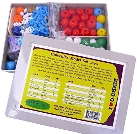 I Heart O-Chem Molecular Model Set for Organic Chemistry, 200 Pieces