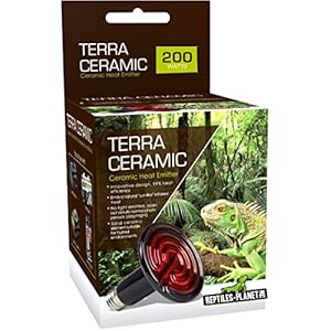 Reptiles Planet Wärmelampe für Reptilien / Terrarien, Keramik, 200 W