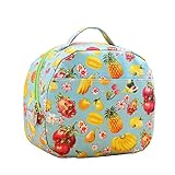 【VERSATILIDAD】 Con el estilo simple y elegante, esta bolsa de almuerzo es adecuada para personas de todas las edades y también es ideal para el trabajo, la escuela, los viajes y las comidas campestres. Como madre, puedes usarla para almacenar la leche y los alimentos de tu bebé, como estudiante puedes empacar los almuerzos de tu mamá y también puedes llevarlo a la oficina.