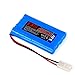 Price comparison product image BAKTH High Capacity Security 9.6V 2000mAh Rechargeable Low Self Discharge NiMH Battery Pack for RC / Remote Control Car, Truck, Buggy, Boat, Helicopter, Airplane, Truggy, Hobby, Robots + Free Coaster