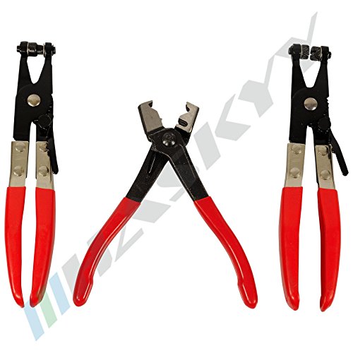 Schlauchklemmenzangen Set inkl. Koffer Schlauchschellenzangen Zangen Satz Set CSKZ9T-15 - 8
