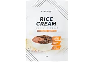 Superset Nutrition | Rice Cream (1kg) | Crèmes de riz | Délicieuse crème de riz faible en sucres - Chocolat Caramel