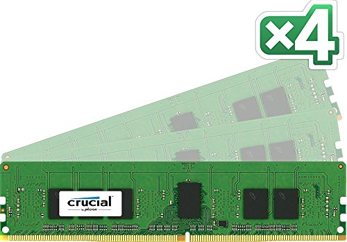 Crucial 288 Pin 16GB (4GB x4) CL15 DDR4 DIMM Memory Module