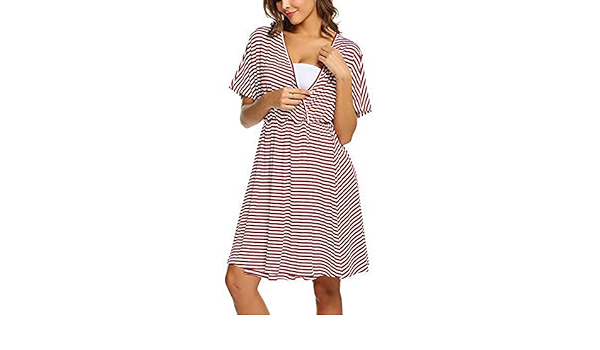 robe grossesse rayée