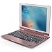 Produktbild iPad Air 2 QWERTZ (German Layout) Keyboard, Snugg Apple iPad Air 2 Zoll Tastatur Hülle Bluetooth Tastaturabdeckung [mit Smart Hintergrundbeleuchtung] Folio, Drahtlose Automatische Schlaf/Weckoption - Rosegold