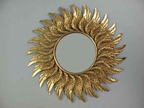 Preisvergleich Produktbild Wandspiegel Polystein GOLD D.48xB.3xH.48cm