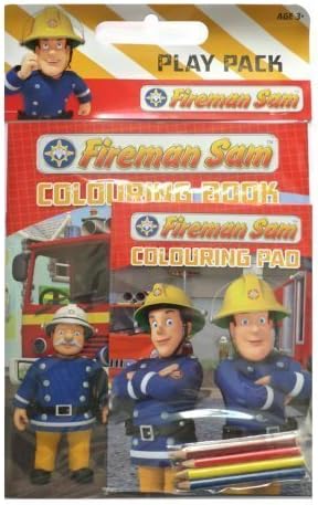 Fireman Sam: Play Pack (Colouring Book + Colouring Pad + Pencils)