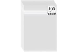 Golden State Art, Säurefreie, kristallklare Hüllen für Fotorahmenmatten (21,6 x 26,7 cm, Beutel für 20,3 x 25,4 cm, 100 Stück)