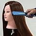 Neverland Professional 22" 30% Real Human Hair Hairdressing Equipment Styling Head Doll Mannequin Training Head Tools Braiding Cutting Student Practice Model with Clamp