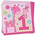 Produktbild One Wild Girl - Servietten, 16er Pack, ca. 33cm x 33cm - Tischdekoration zum 1. Geburtstag