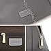 CHICECO Handy Nylon Large Makeup Bag Toiletry Bag Organizer - Grey