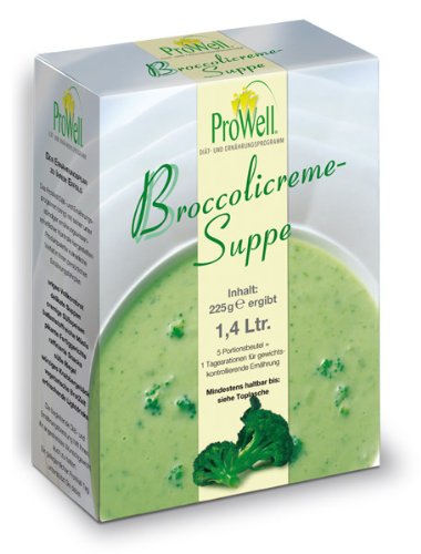 Preisvergleich Produktbild ProWell Diätprogramm – Broccolicremesuppe - 225 g (5 Portionen)