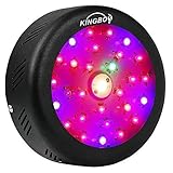  Kingbo New UFO LED crecen Luz 150 W luz LED plantas de espectro total con Cree COB UV IR LEDs y Interruptor para Indoor Invernadero Hidroponía Plantas Mar Ding crecen y florecerán