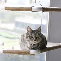 Hamaca para gatos Litera para gatos - Cama para ventanas con ventosa- Area de descanso para gatos