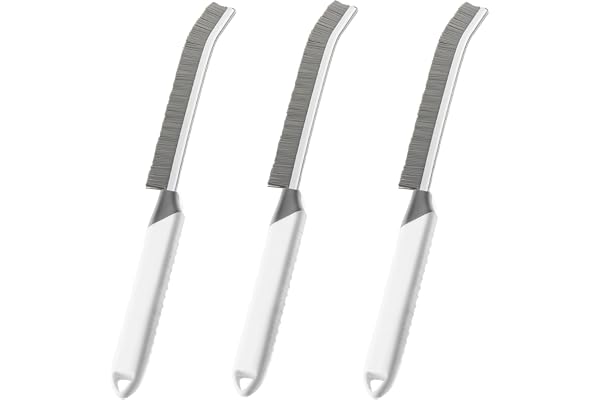 YIGAARUI skreva rengöringsborste badrumsplattor spår mellanrum rengöringsborste premium skreva rengöringsverktyg aluminium stöd med 15° vinklat huvud - injekteringsborste tunn borste, kök och badrum