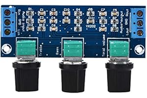 GAROSA Volume Control Regulator for High and Bass Adjustment Board Passive Tuning Attenuator YX202 - Audio Signal Level Controller with Adjustable Frequency Response for Speaker System Optimization