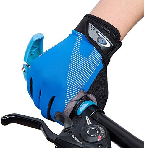 Paciffico Full Finger Sport Riding Summer Gloves, Touchscreen Biking Cycling Gloves Breathable Anti-slip Gloves for Mountain Road Bicycle, for Men Women Ladies