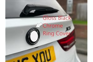 CARBON MY RIDE PMC X5 Rear Badge Surround Gloss Black Ring Cover F15 X6 F16 X5M