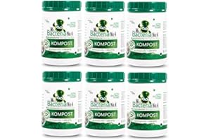MR.BACTERIA Mr. Bacteria No. 4 Nettoyant enzymatique pour Votre Compost, Activateur de Compost 500 g - 6 pièces