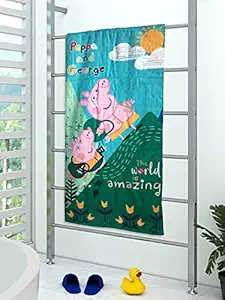 Athom Living Peppa Pig Amazing World Kids Bath Towel 350 GSM 60x120 cm