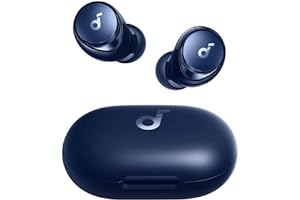 soundcore by Anker Space A40 Auto-Adjustable Active Noise Cancelling Wireless Earbuds, Reduce Noise by Up to 98%, 50H Playtime, Hi-Res Sound, Comfortable Fit, App Customization, Wireless Charge