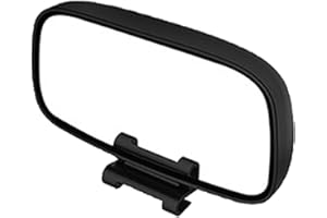DERUAKU Blind Spot Side Mirror, Car Exterior Mirror Reflective WITH 360° Adjustable Stable HD Waterproof, Wide Angle Side Rear View Mirror for Cars Truck RV Van Motorbike Traffic Safety Reversing Assist