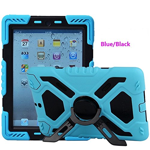 iPad 2 3 4 Hülle, Meiya Neue Wasserdicht Stoßfest Schmutz Schnee Sand Proof Survivor Extreme Army Military Heavy Duty Cover Case Ständer für Apple iPad 2 3 4 Kinder Geschenk 2/3/4 Kinder Kid Full Schutz Light Gewicht iPad Fall - 2