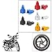 Vheelocityin Bullet Shape Multicolor Tyre Valve Cap (set of 2) For Hero Motocorp Splendor Pro RS.99.00