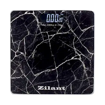 Zilant 6 mm Automatic Personal Digital Weighing ScaleMachine With Large LCD Display and 4 Sensor Technology For Accurate Weight Measurement (Black)